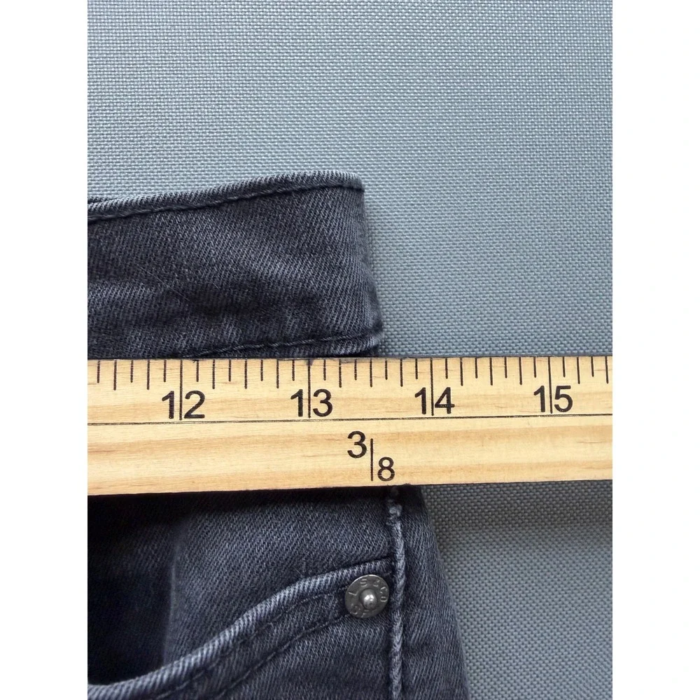 Levi's Denim Jeans Youth Gray Slim Fit 5-Pocket‎ Charcoal Wash 27x26